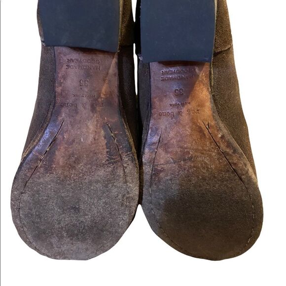 Rag & Bone | Durham Chelsea Boot Brown Buckle Ankle Boots Booties | 5 - Picture 7 of 9